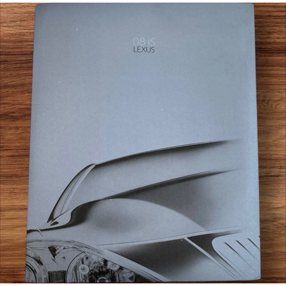 2008 Lexus IS IS250 350 Dealer Sales Brochure Catalog